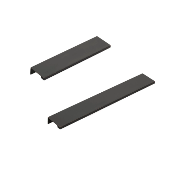 Oil Rubbed Bronze "Dina" Tab Finger Drawer Pulls - Industry Hardware