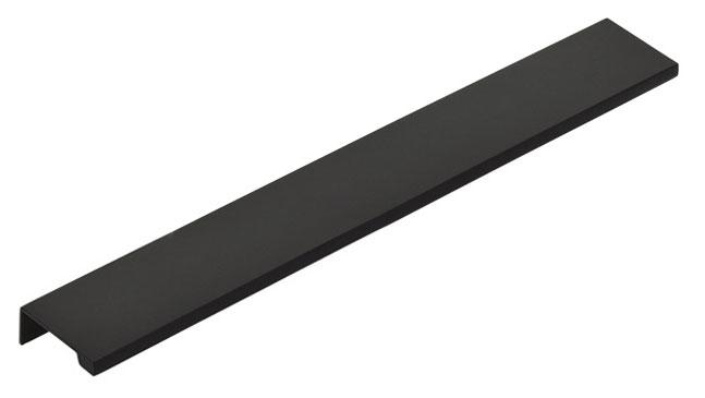 Matte Black "Edge Pull" Tab Finger Drawer Pulls | Pulls