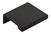 Matte Black "Edge Pull" Tab Finger Drawer Pulls | Pulls