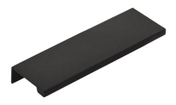 Matte Black "Edge Pull" Tab Finger Drawer Pulls | Pulls