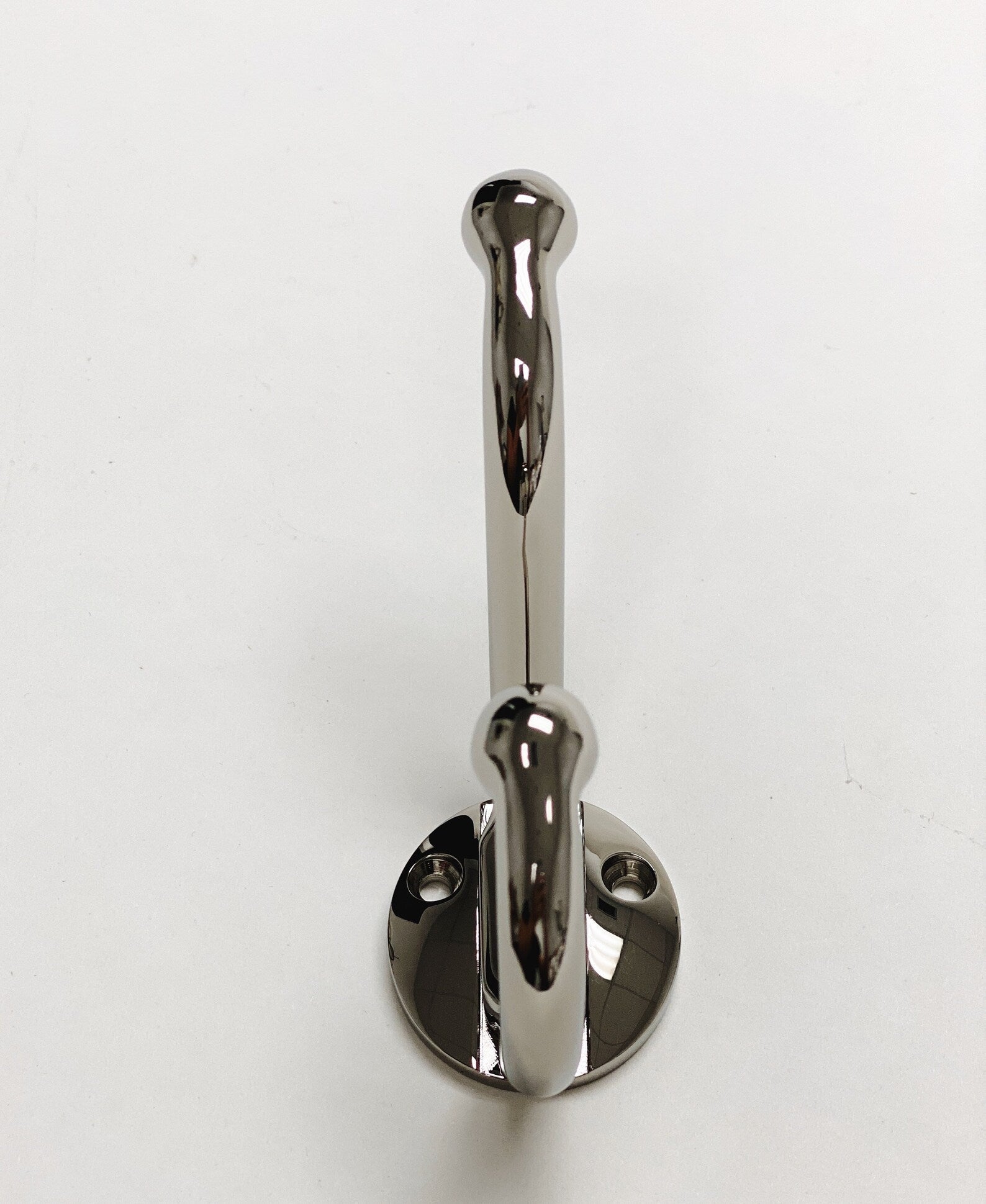 Polished Nickel "Heritage" Wall Hook, Brass Wall Coat Hook - Industry Hardware
