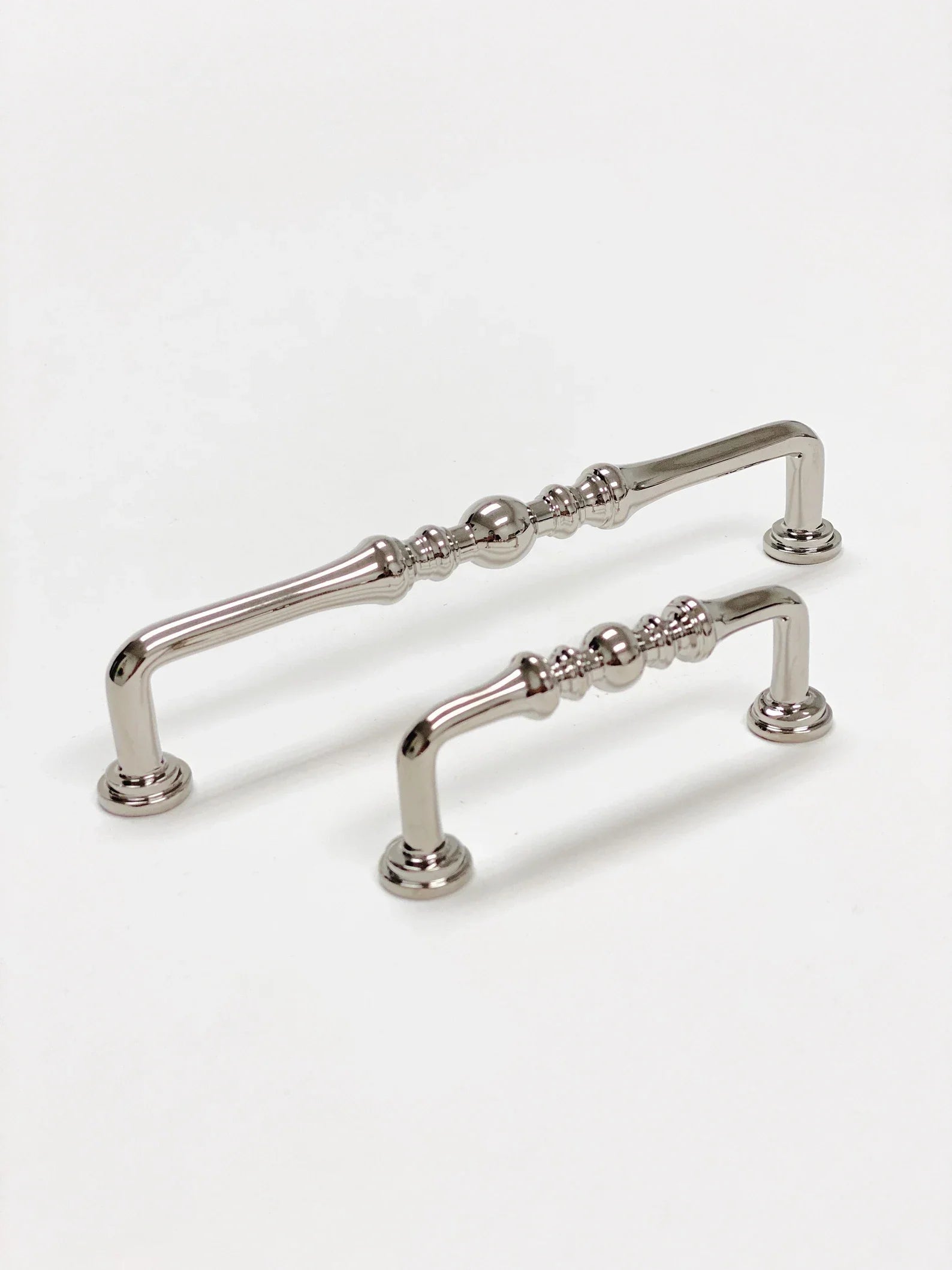 Polished Nickel "Heritage" Cabinet Drawer Pulls - Kitchen Drawer Handles - Industry Hardware