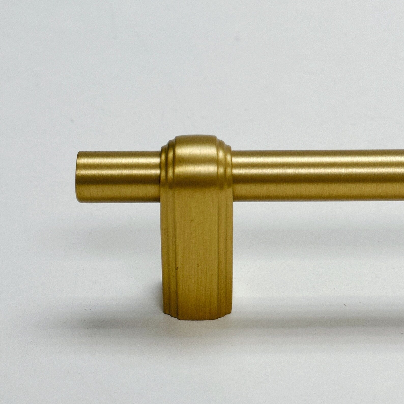 Satin Brass "Elliott" Drawer Pulls and Cabinet Knobs - Forge Hardware Studio