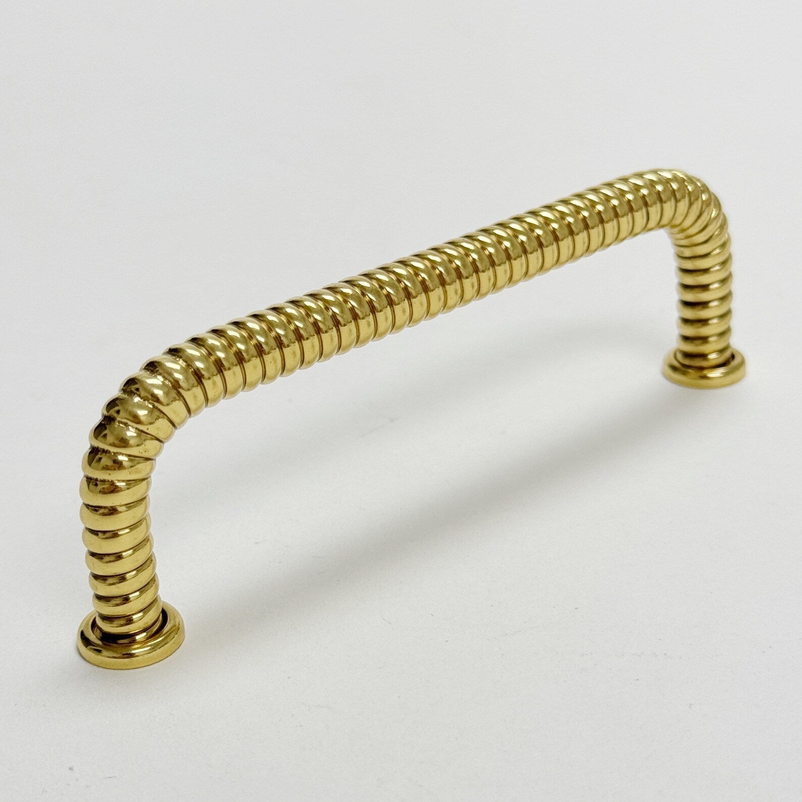 Polished Brass "Rope" Drawer Pull - Industry Hardware