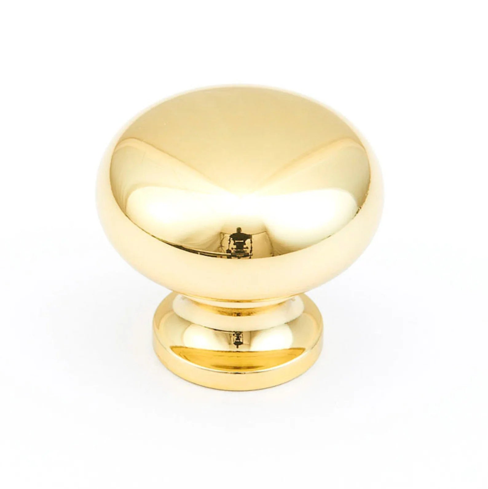 Traditional "Joy" Drawer Pulls in Polished Brass - Forge Hardware Studio