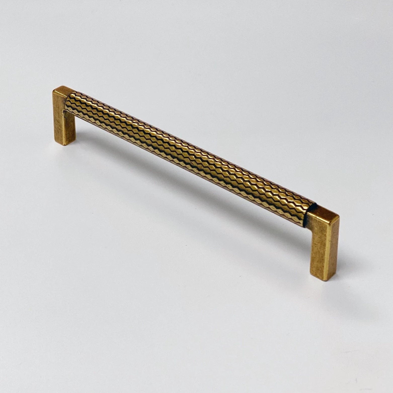 U-Shaped "Venice" Drawer Pull in Antique Brass - Brass Cabinet Hardware | Pulls
