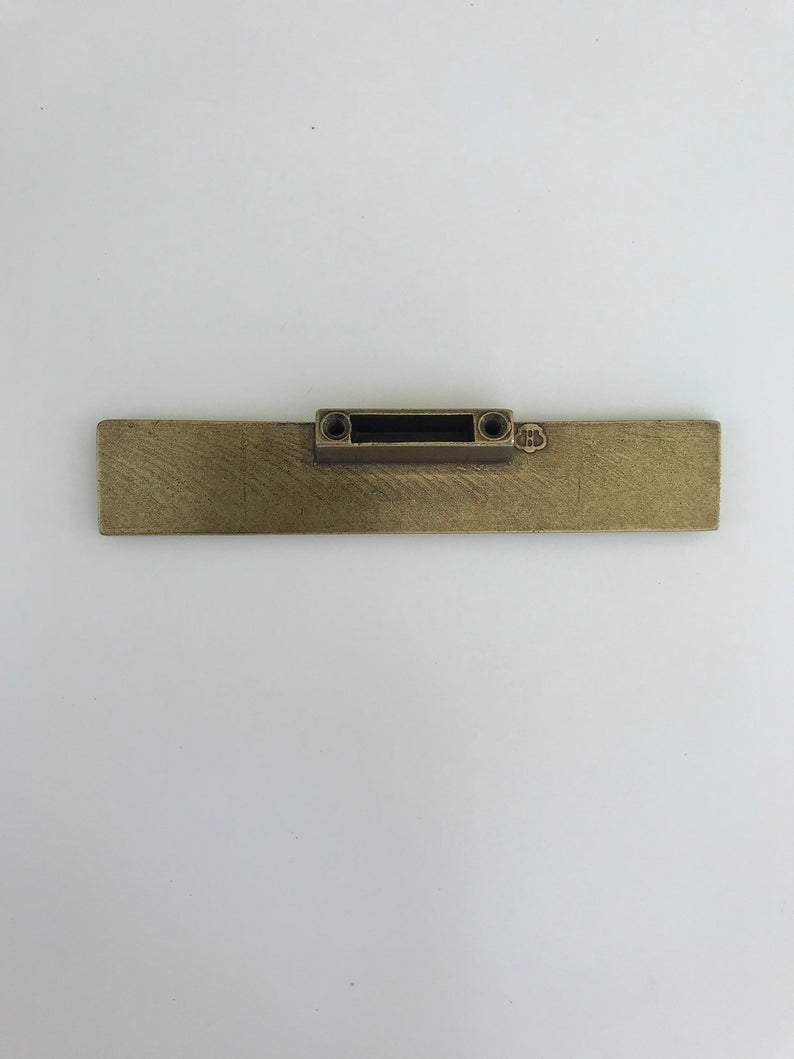 Rectangular "Dara" Aged Brass Drawer Pulls - Cabinet Handles | Pulls