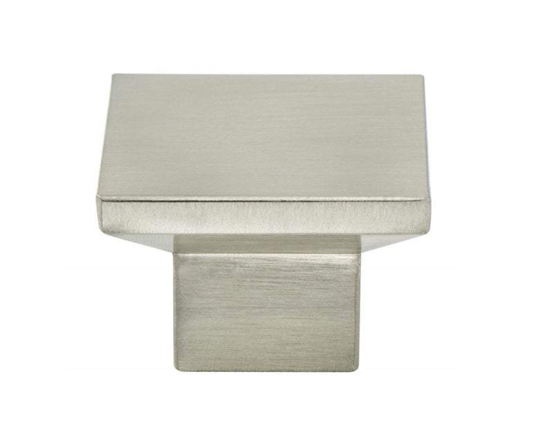 Brushed Nickel "Tila" Wide Drawer Pulls and Knob | Pulls