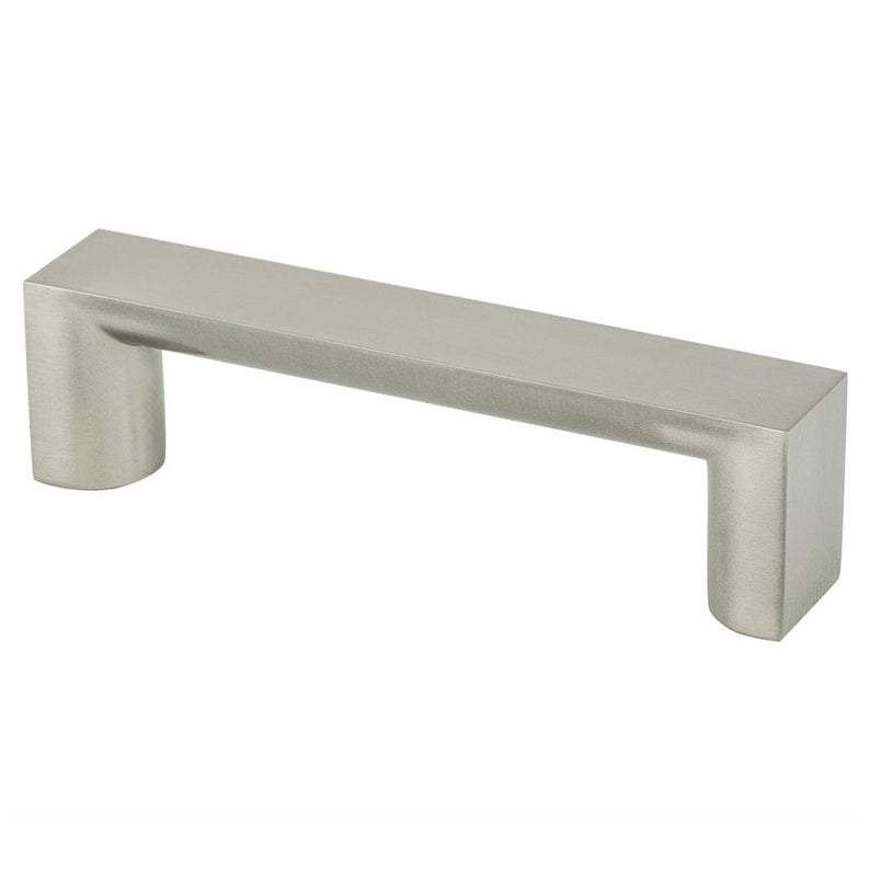 Brushed Nickel "Tila" Wide Drawer Pulls and Knob | Pulls