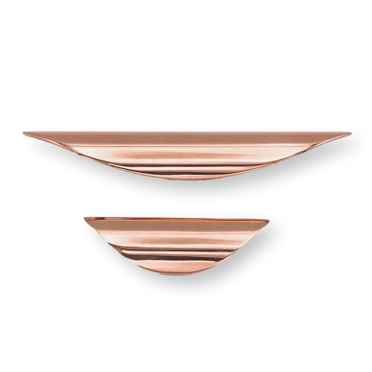 Luna Cabinet Knobs-Polished Copper Drawer Pull-Cabinet Handle | Pulls