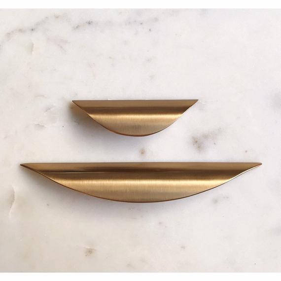 Luna Cabinet Knobs-Champagne Bronze Drawer Pull - Cabinet Handle | Pulls