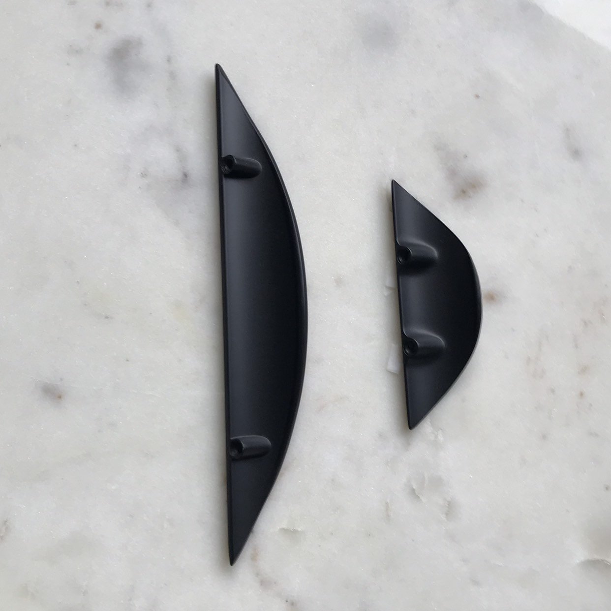 Luna Cabinet Knobs - Matte Black Drawer Pull - Cabinet Handle | Pulls