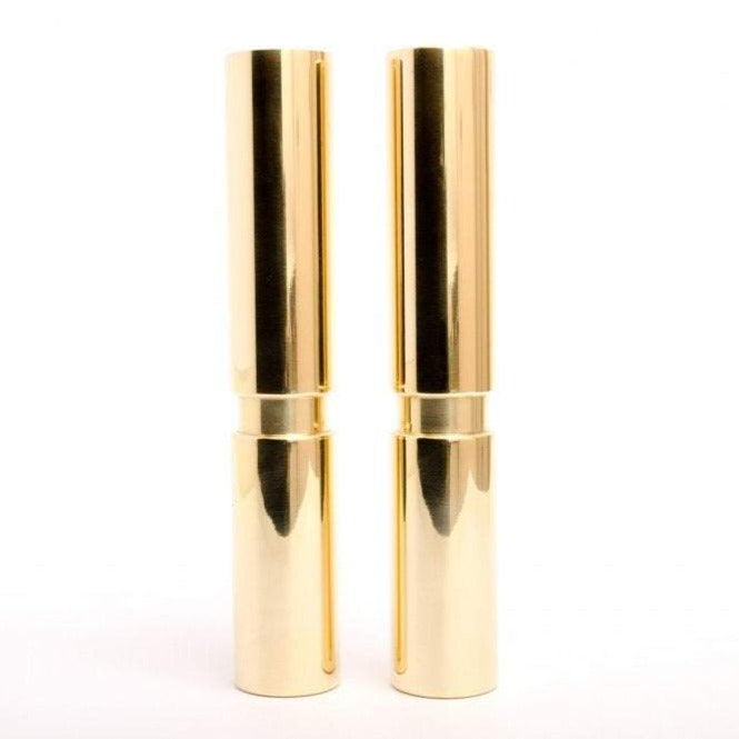 Set of 2 - Mid-century Modern Furniture Legs Replacement Legs in Polished Brass