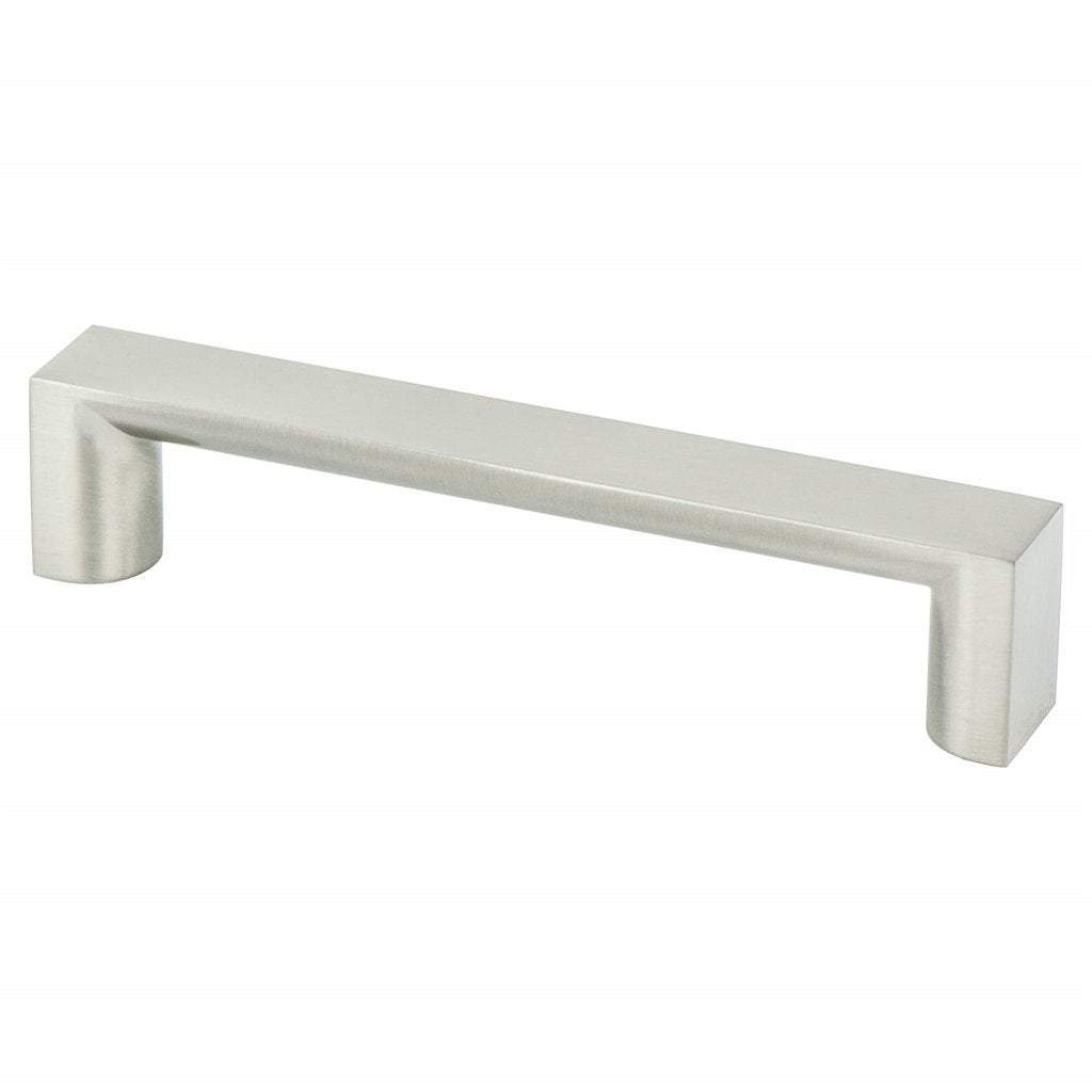 Brushed Nickel "Tila" Wide Drawer Pulls and Knob | Pulls