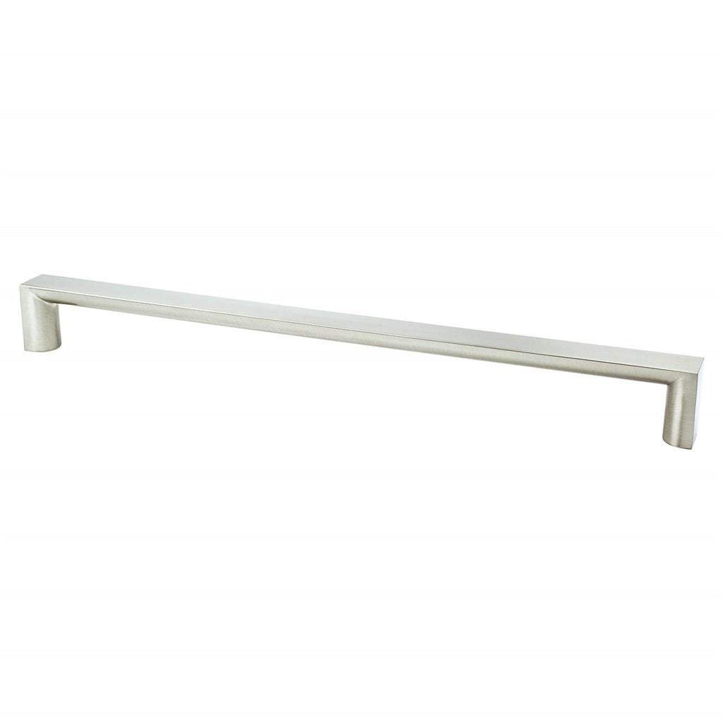 Brushed Nickel "Tila" Wide Drawer Pulls and Knob | Pulls