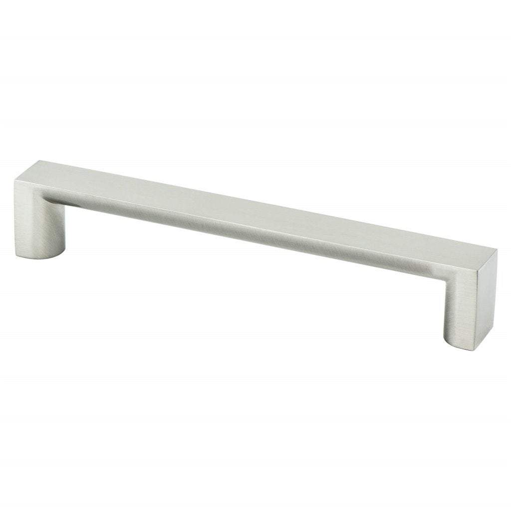Brushed Nickel "Tila" Wide Drawer Pulls and Knob | Pulls