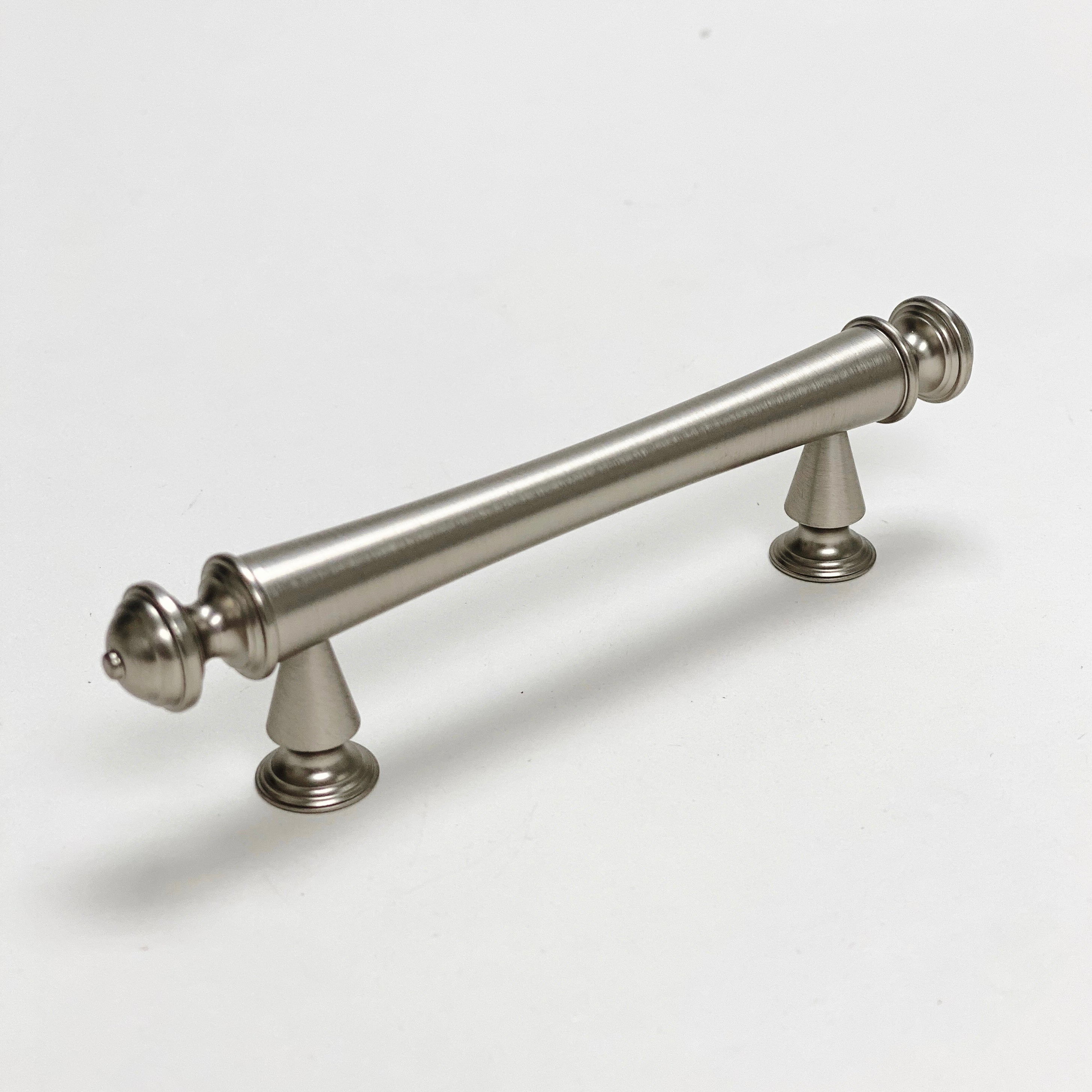 Brushed Nickel "Emmeline" Cabinet Knobs and Drawer Pulls - Forge Hardware Studio