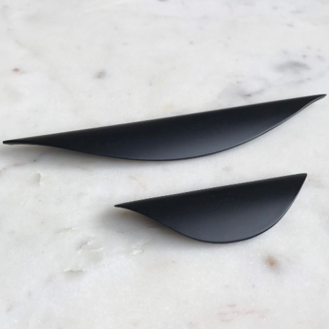 Luna Cabinet Knobs - Matte Black Drawer Pull - Cabinet Handle | Pulls