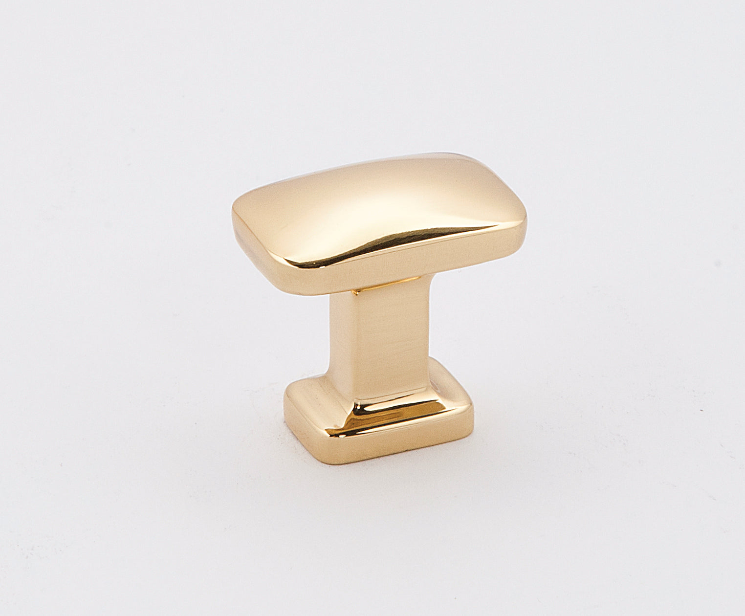 Unlacquered Brass "Vive" Cabinet Knobs and Drawer Pulls