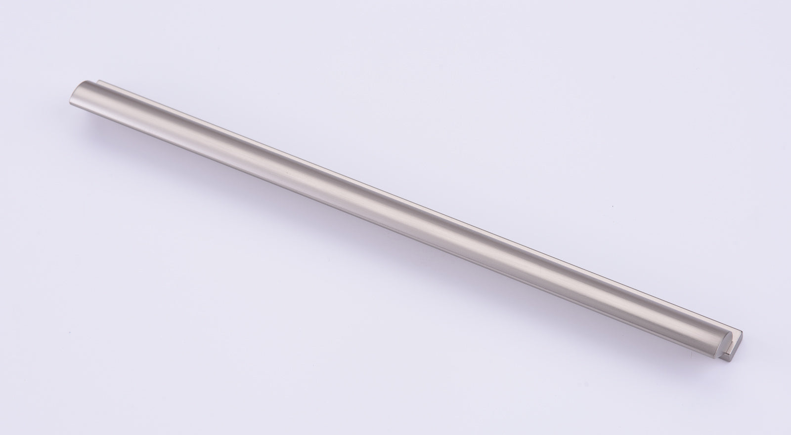 Lew's Finger Cabinet Knobs and Pulls in Brushed Nickel