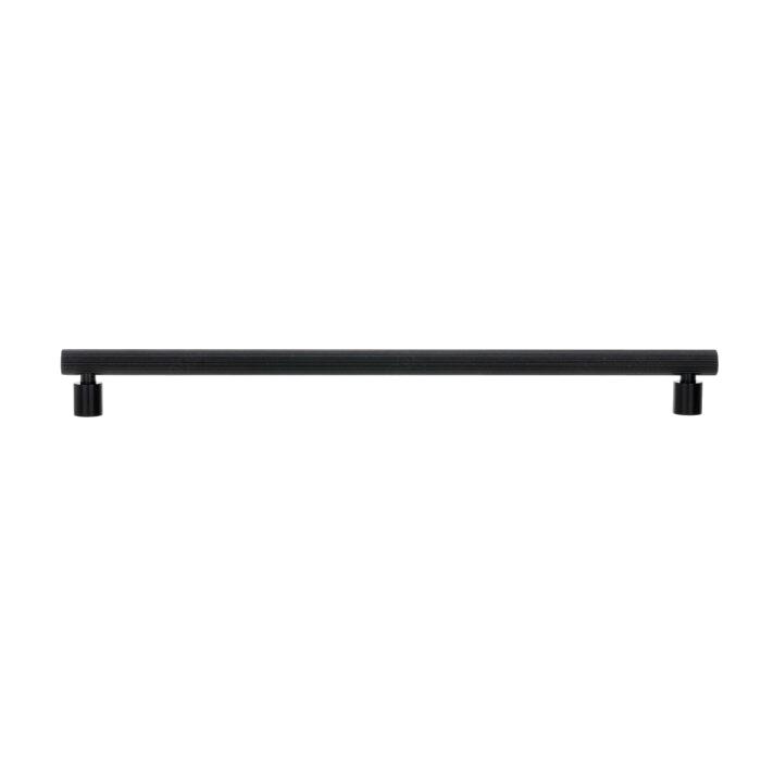 Matte Black "Lustra" Cabinet Knob and Drawer Pull
