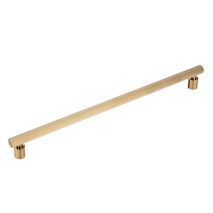 Polished Gold "Lustra" Cabinet Knob and Drawer Pull