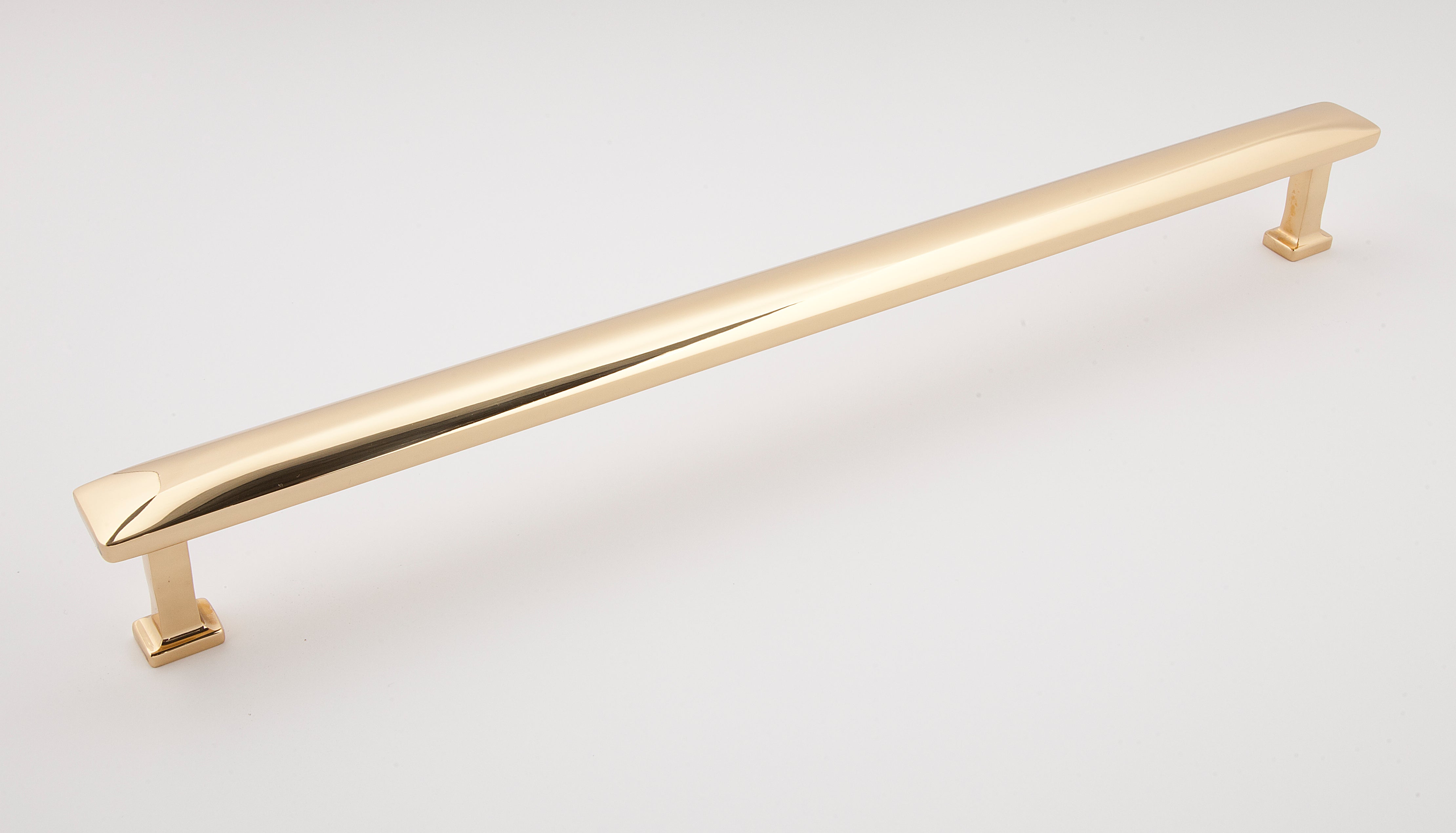 Unlacquered Brass "Vive" Cabinet Knobs and Drawer Pulls