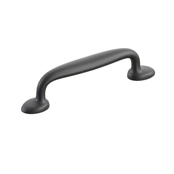 Matte Black Cabinet Hardware "Estate" Cabinet Knobs and Pulls