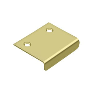 Polished Brass "Forme" Edge Drawer Pulls - Industry Hardware