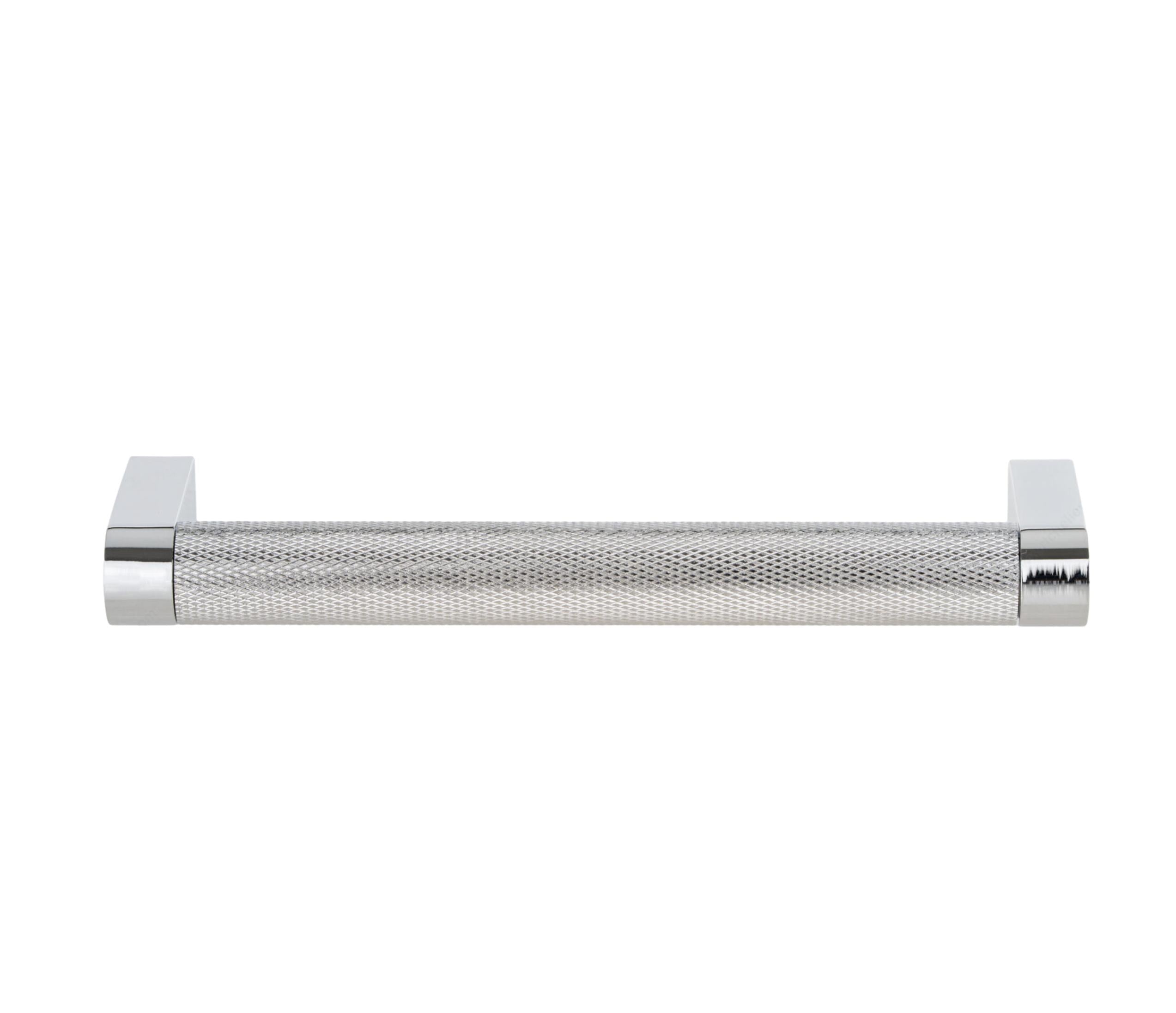 Polished Chrome "Vero" Knurled Texture Cabinet Knob and Drawer Pull