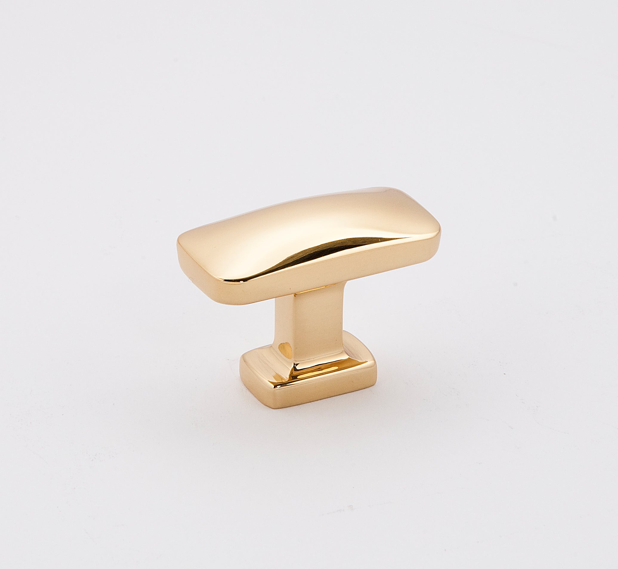 Unlacquered Brass "Vive" Cabinet Knobs and Drawer Pulls