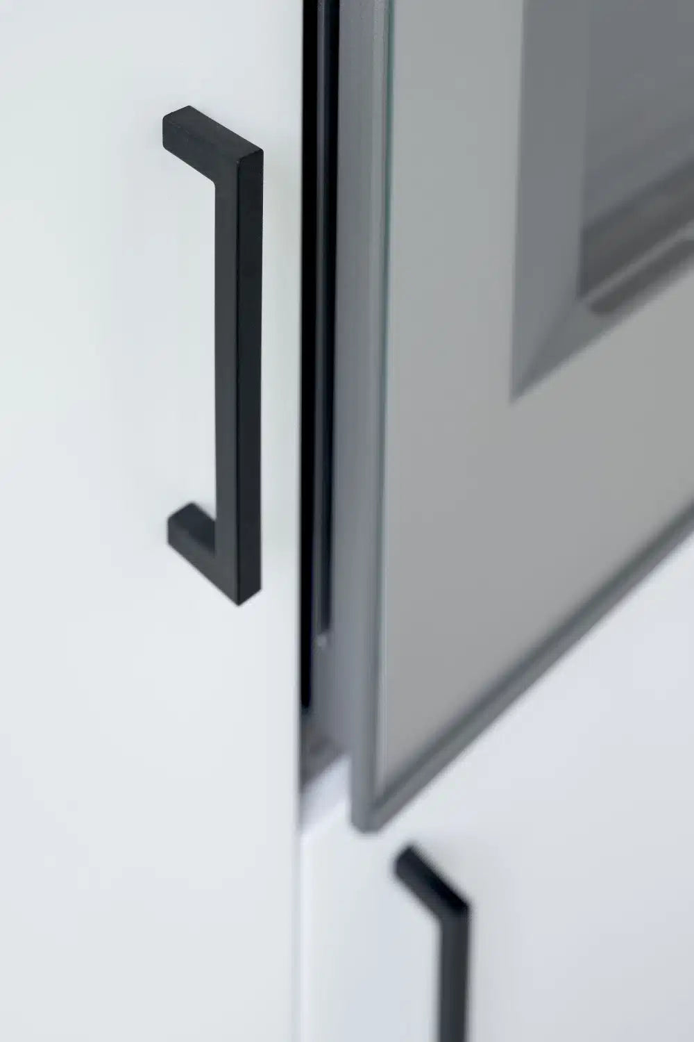 Dyed Black "Plato" Cabinet Knob and Drawer Pull