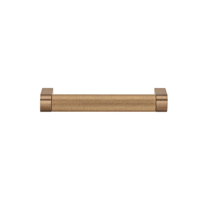Warm Brass Knurled Cabinet Knob & Drawer Pull – Vero Collection - Industry Hardware
