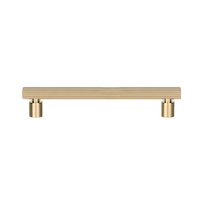 Polished Gold "Lustra" Cabinet Knob and Drawer Pull