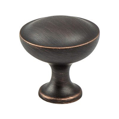 Dark Brushed Bronze "Tina" Cabinet Knob and Drawer Pulls - Industry Hardware