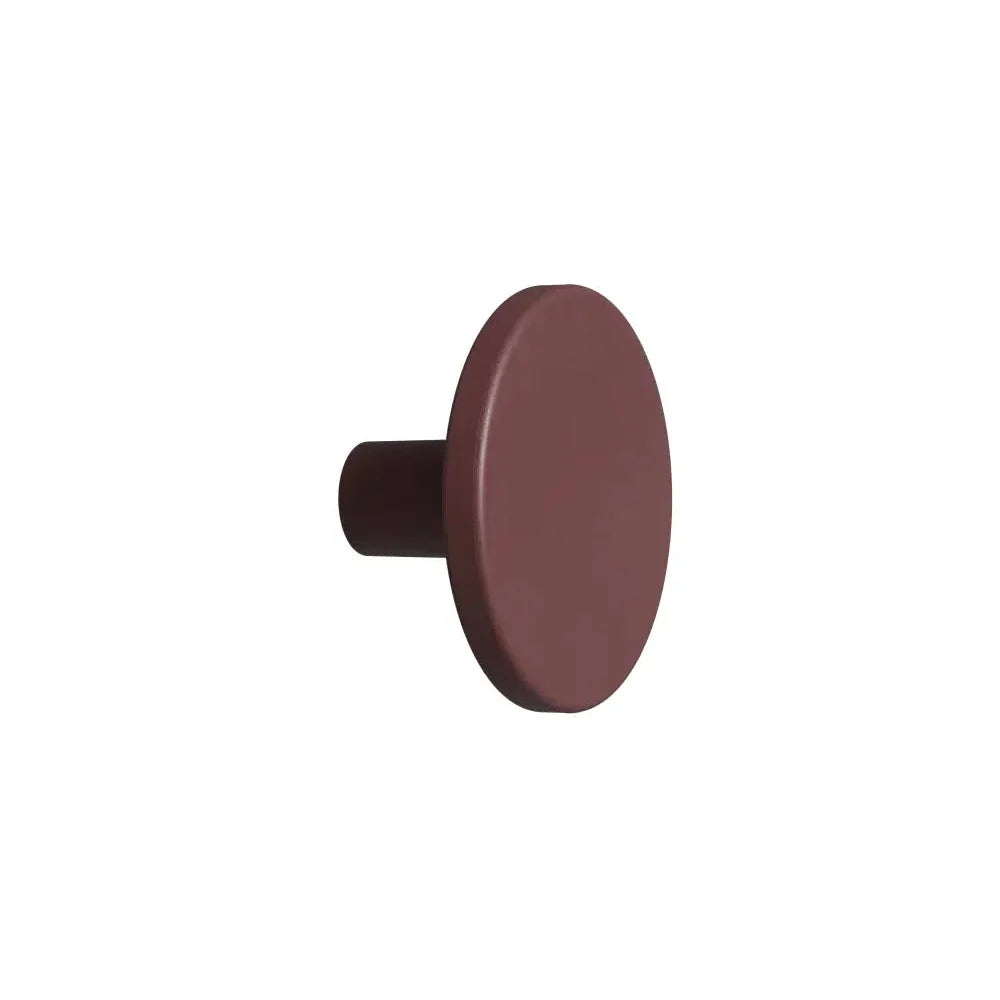Maroon Red "Plato" Cabinet Knob and Drawer Pull