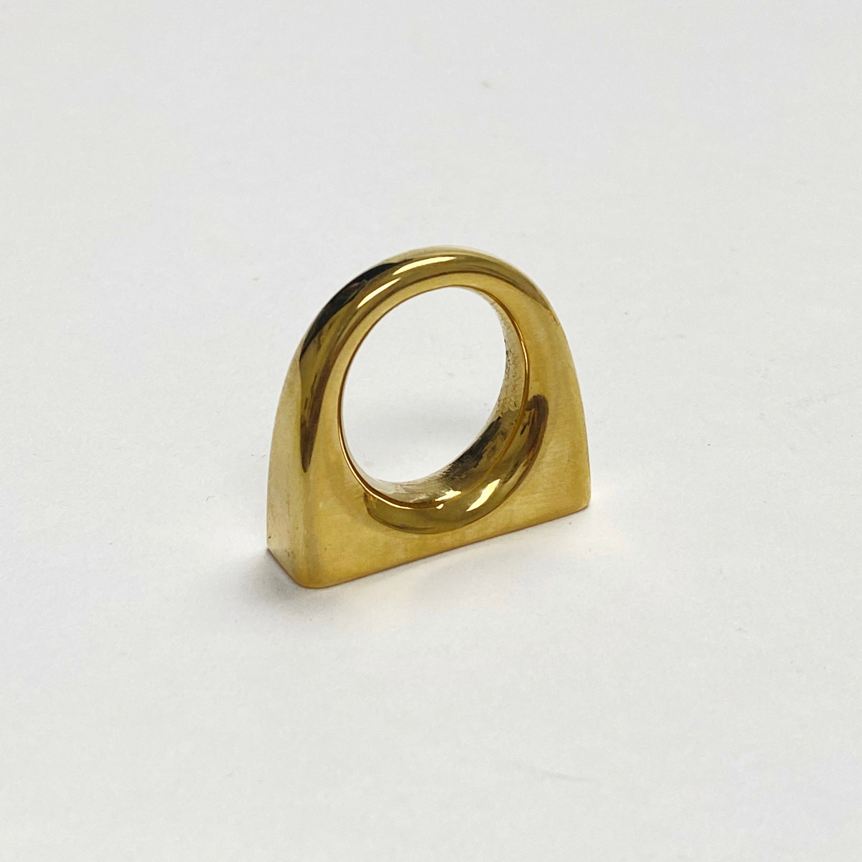 Omni Cabinet Knobs and Drawer Pulls in Unlacquered Brass