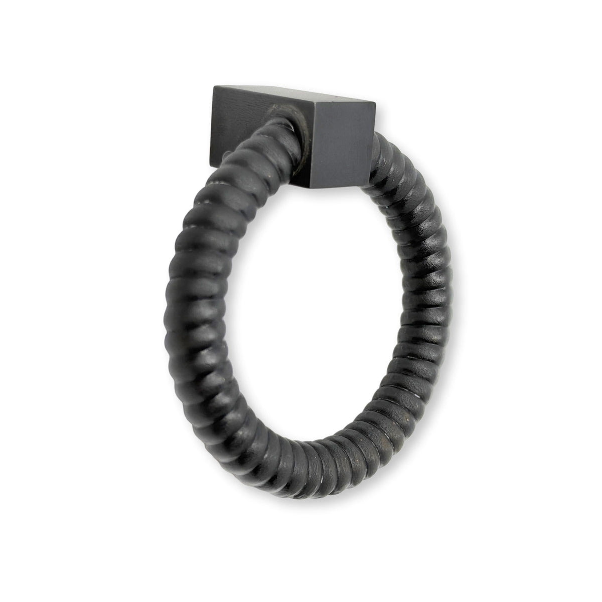 Oil Rubbed Bronze "Rope" Ring Cabinet Pull