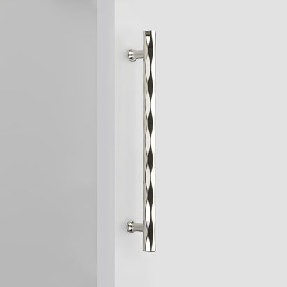 "American Designer" T-Bar Drawer Pulls in Polished Nickel - Industry Hardware