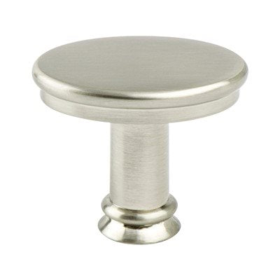 Brushed Nickel "Amelia" Cabinet Knob and Drawer Pulls - Forge Hardware Studio