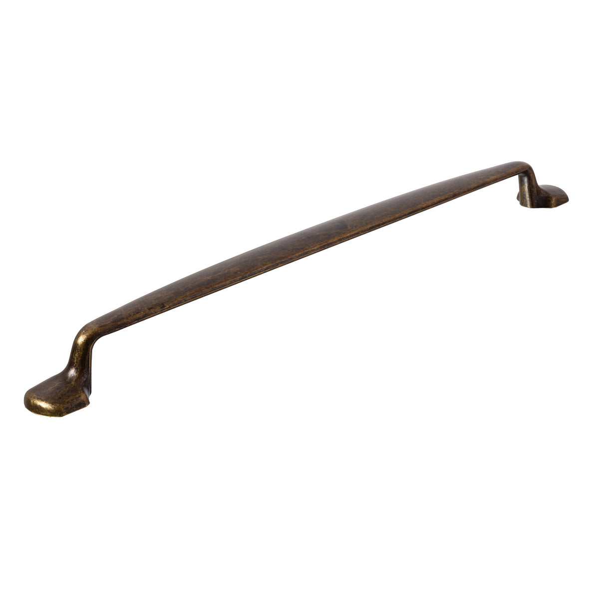 Worn Brass "Trento" Transitional Cabinet Knob and Drawer Pull