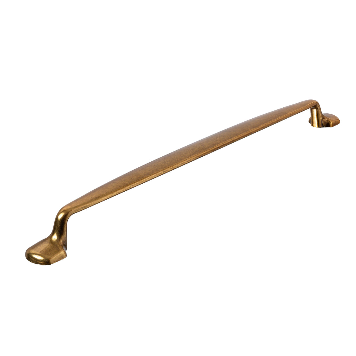 Antique Brass "Trento" Transitional Cabinet Knob and Drawer Pull
