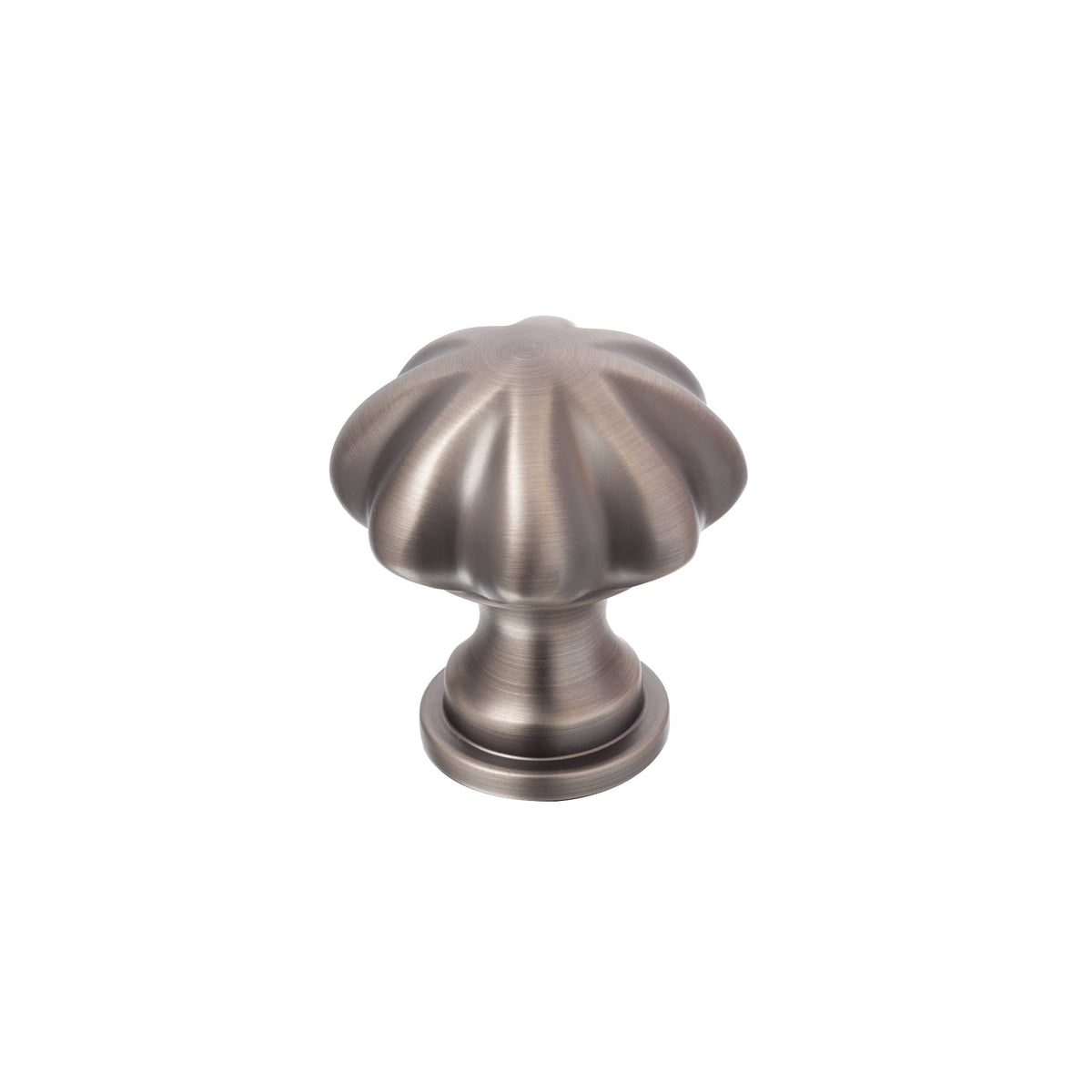 Pewter "Heritage" Flower Cabinet Knob