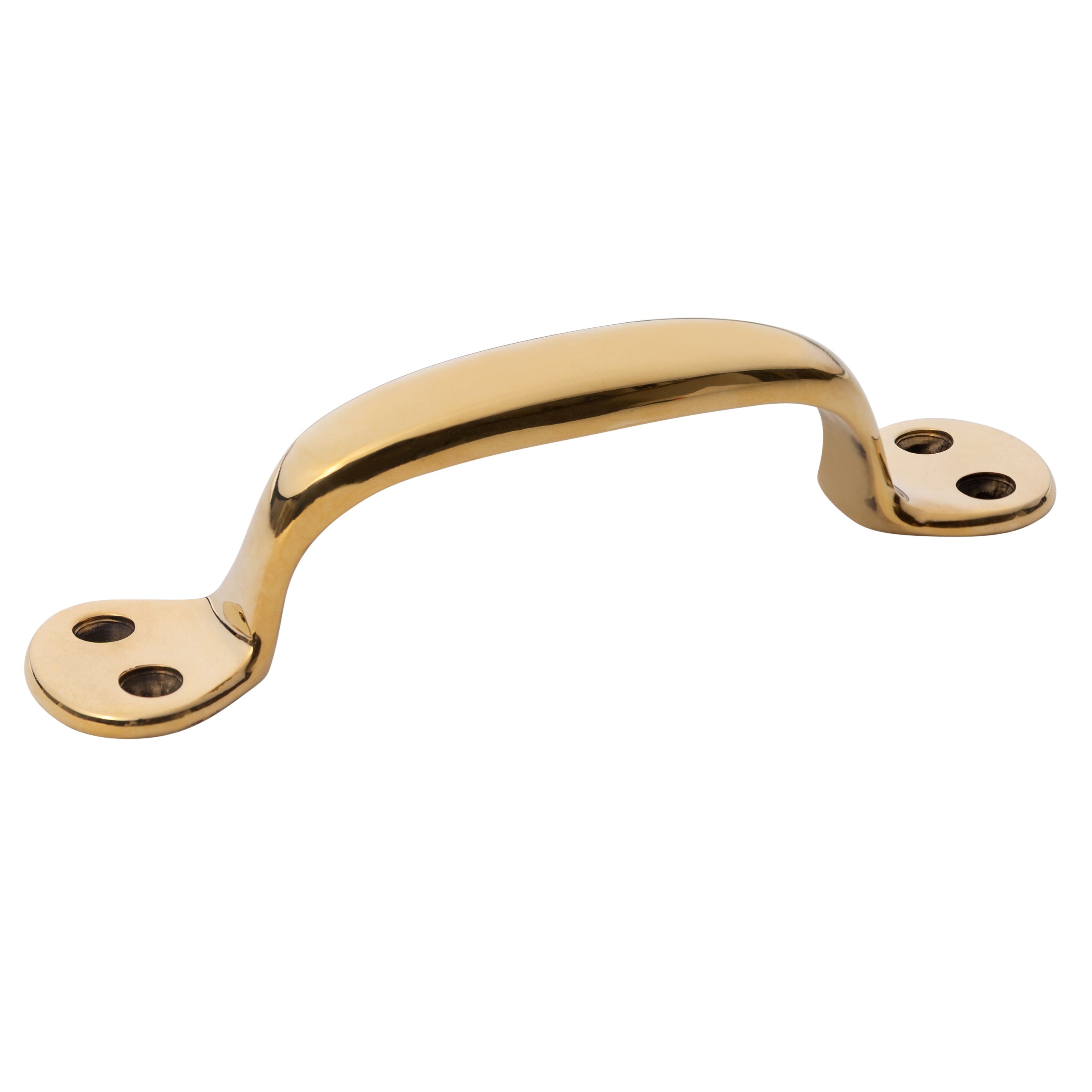 Unlacquered Brass "Emile" Drawer Pull