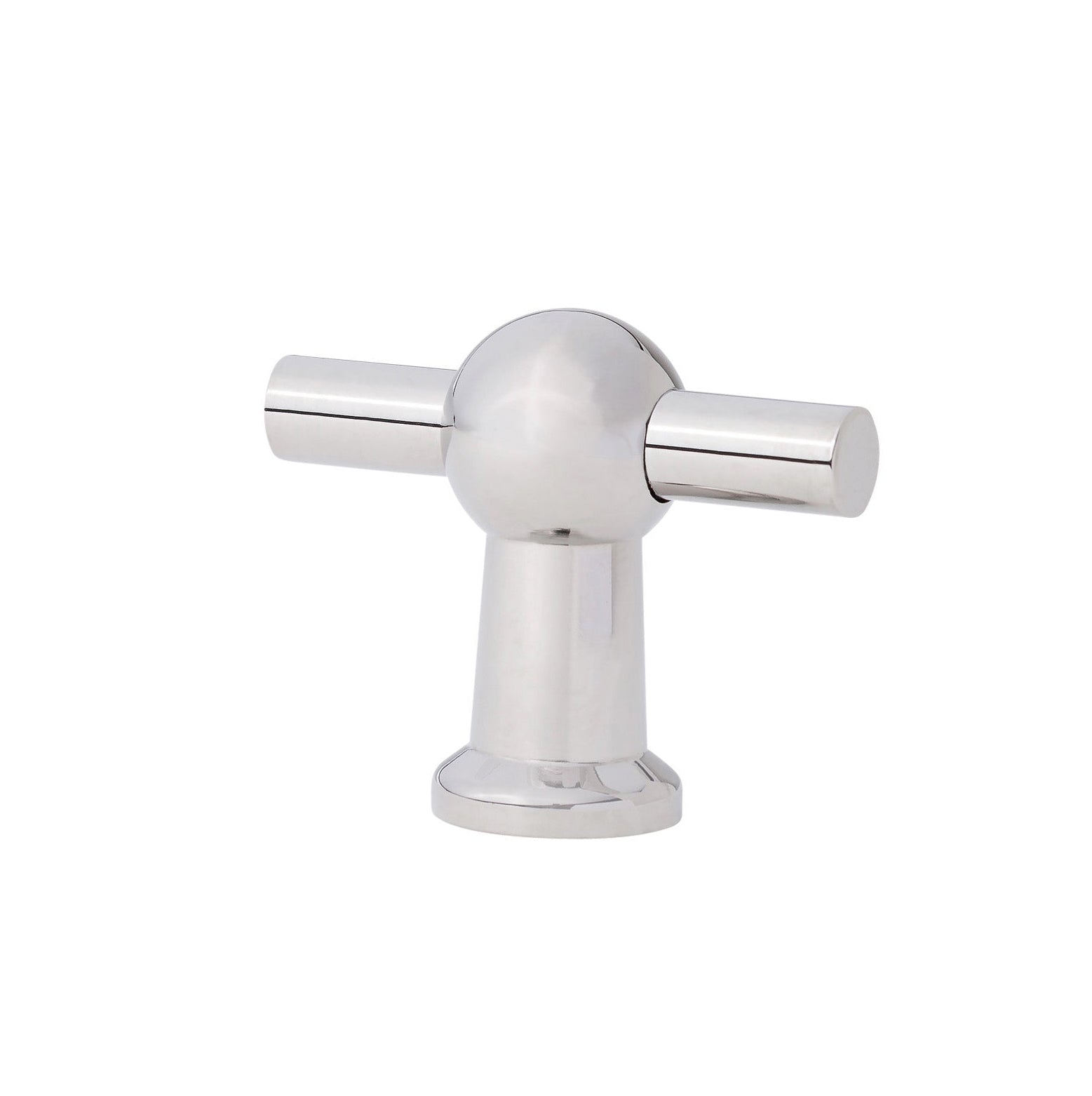 Polished Nickel "Elodie" T-Knob and Drawer Pull - Industry Hardware