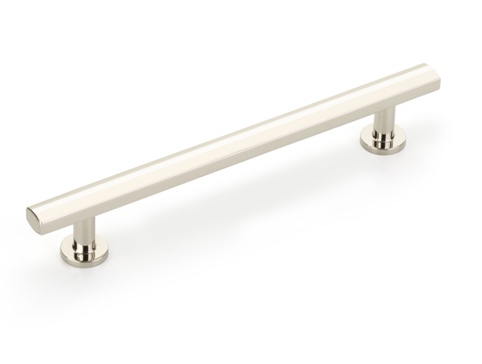 Polished Nickel "Heather" T-Bar Cabinet Knobs and Drawer Pulls - Industry Hardware