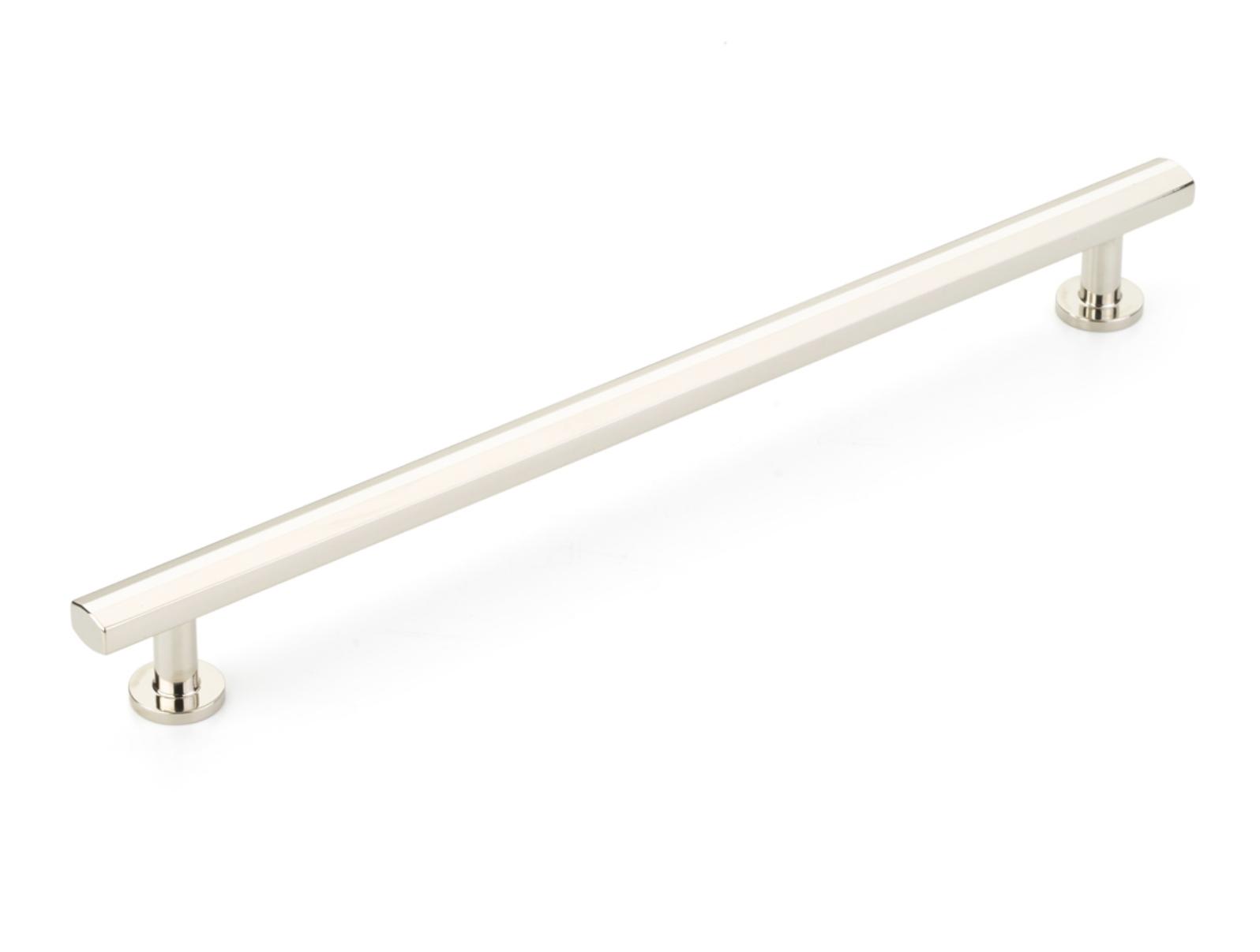 Polished Nickel "Heather" T-Bar Cabinet Knobs and Drawer Pulls