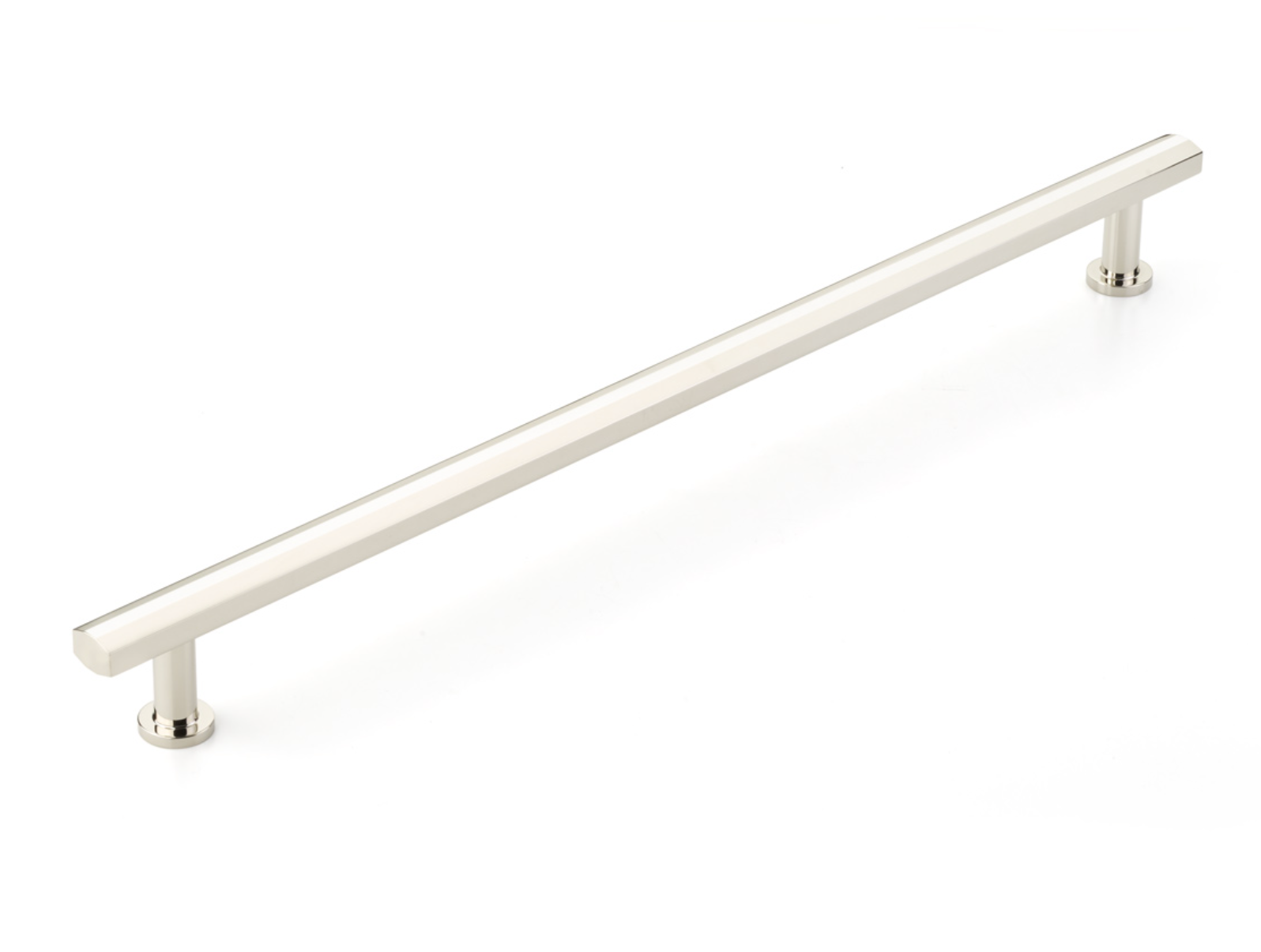Polished Nickel "Heather" T-Bar Cabinet Knobs and Drawer Pulls