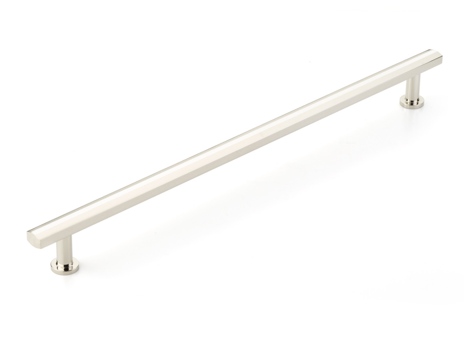 Polished Nickel "Heather" T-Bar Cabinet Knobs and Drawer Pulls - Industry Hardware