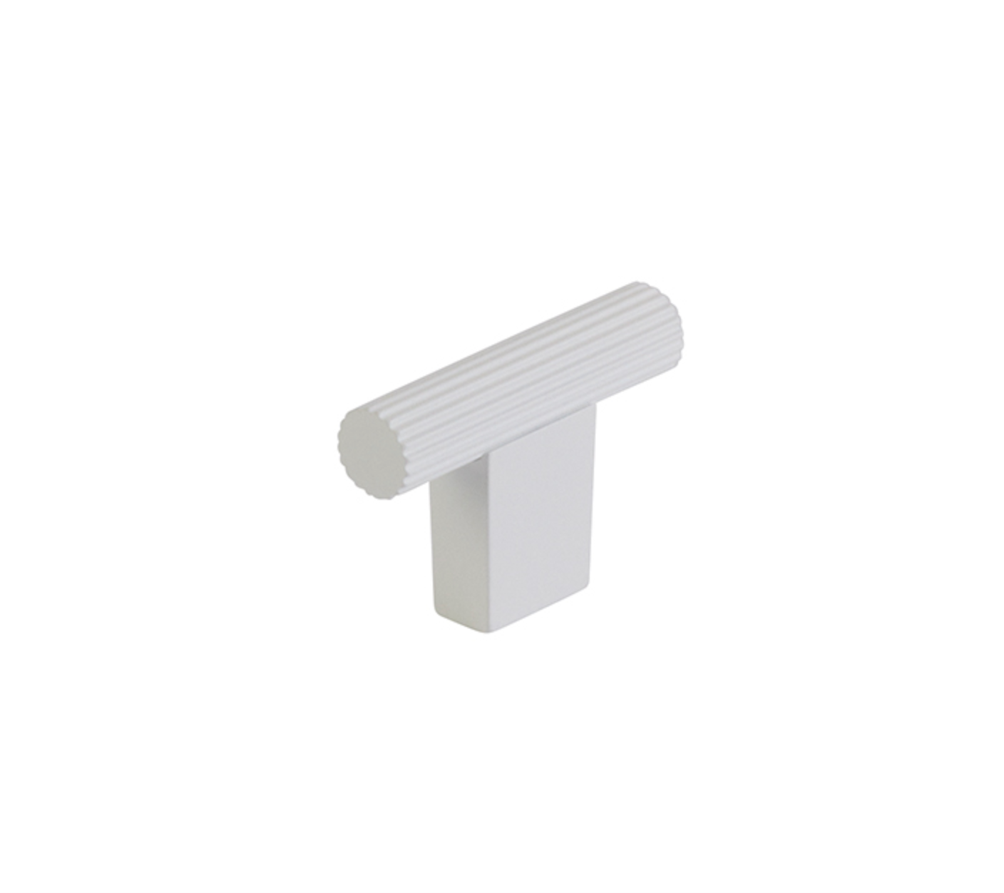 Matte White "Knox" Cabinet Knobs and Drawer Pulls